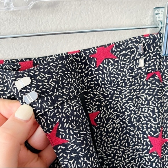 & other stories Nautical Star Print Wrap Mini Skirt Size US 6 4th of July USA - Picture 4 of 10